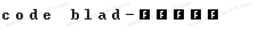 code blad字体转换
